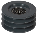 4.6 3-Groove Idler Pulley w/ Bearings