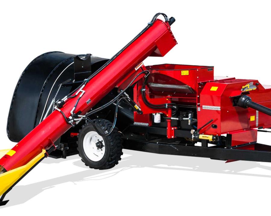Horning bagger shredder mill with blower