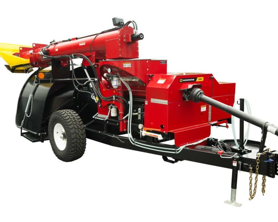 Horning shredder mill with bagger