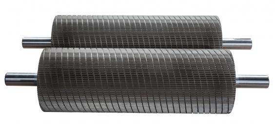 Dual cut processor rolls Horning dual cut kernel processor rolls